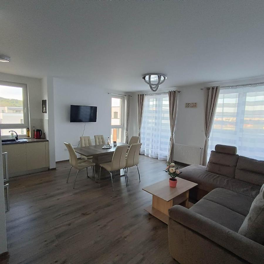 Neue, Moderne Penthousewohnung Sighişoara Buitenkant foto